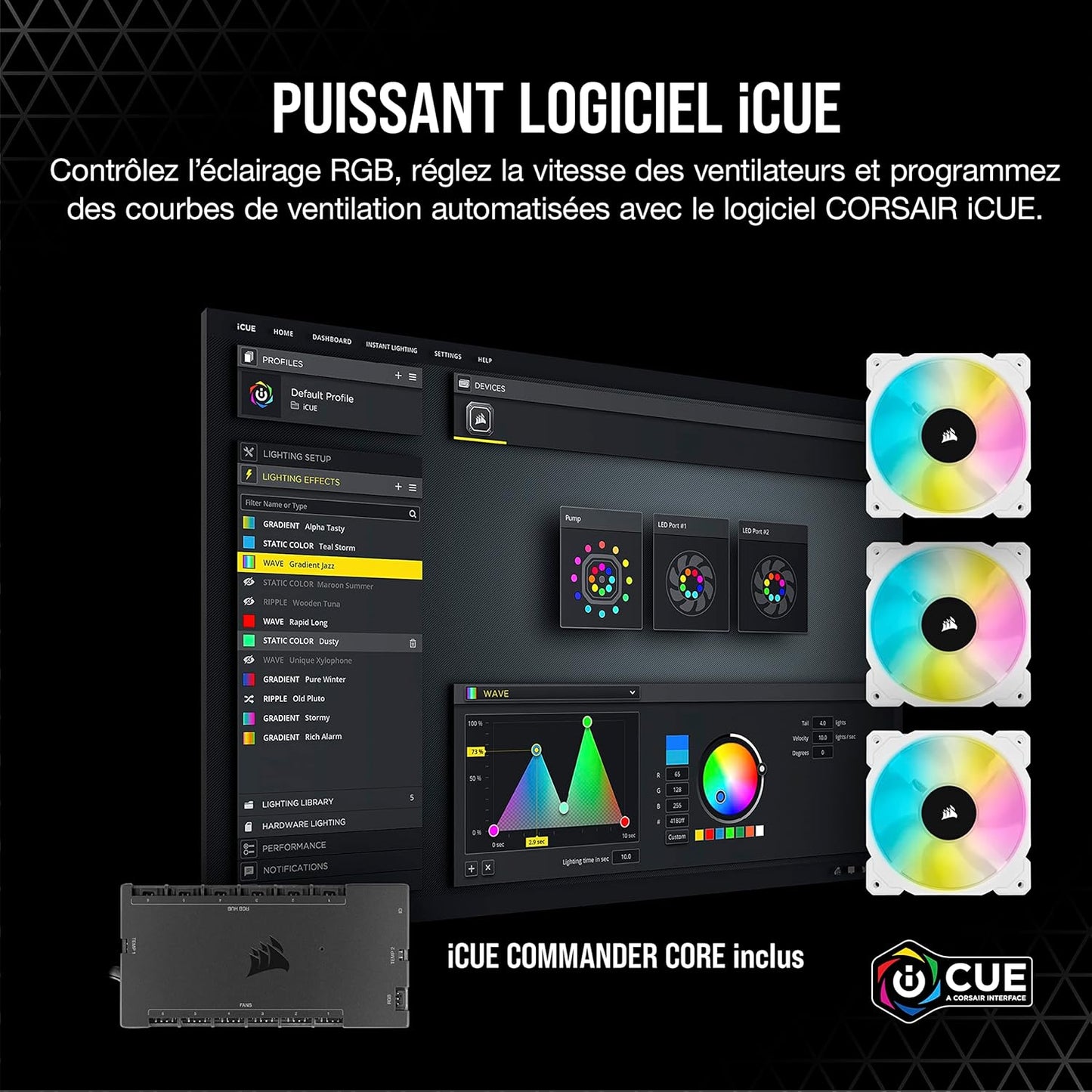Icue H150I Elite Capellix Liquid CPU Cooler - White