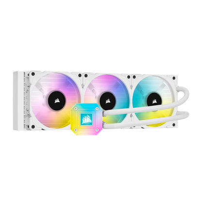 Icue H150I Elite Capellix Liquid CPU Cooler - White